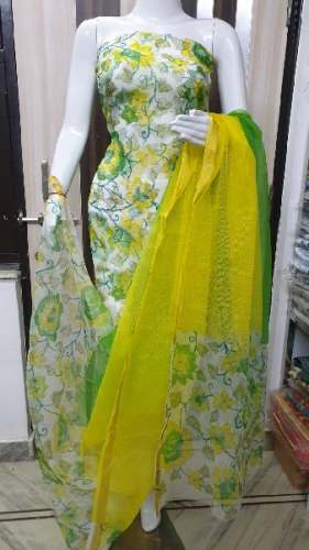 Stylish Block Printed Dress material  by Ansari Block Printed Saree and Suit