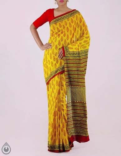 best Designer Maheshwari Cotton Saree by Unnati Silk Prints Private Limited