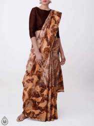 Handloom Art Silk Jute Saree