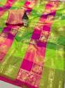  Banarasi Silk Saree With Contrast Pallu thumb 3