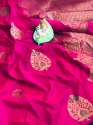 BANARASI WIVING HANDLOOM SILK  SAREE  thumb 6