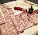 BEAUTIFUL SOFT BANARASI SILK SAREE  thumb 2