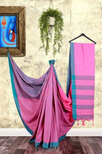 casual wear Cotton linen Saree