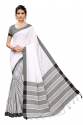 casual wear Cotton linen Saree thumb 3
