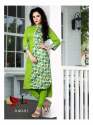 Designer Slub Cotton Kurti thumb 1
