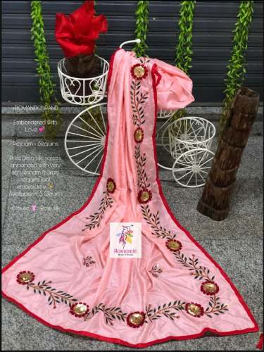 Fancy Resham dola Silk Saree with Blouse 