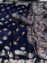 Fancy soft silk cotton saree thumb 5