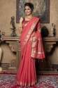 Handloom Linen Silk Saree thumb 3