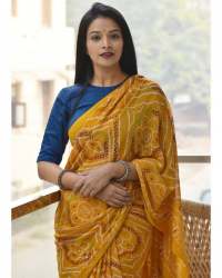 new bandhani saree  