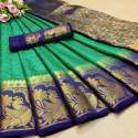 new combinations Beautiful designer saree thumb 4