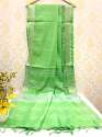 Cotton Slub Plain Saree thumb 8