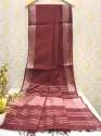 Cotton Slub Plain Saree thumb 10