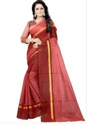 Regular Wear Cotton Lining Design Saree