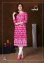 Regular wear Cotton Printed Straight Kurti  thumb 2