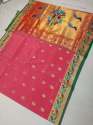 Wedding wear Rih Border Paithani Silk Saree  thumb 1
