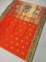 Wedding wear Rih Border Paithani Silk Saree  thumb 3