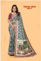 Kartik Digital printed Fancy Jacquard Saree thumb 2