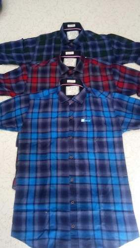 Cotton Checks Shirt for men by Bhagya Laxmi Export