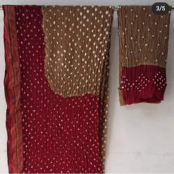 Cotton bhandhani Sarees
