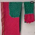 Cotton bhandhani Sarees thumb 1