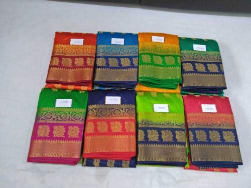 Fancy Cotton Silk saree by Utsav Silk Mills