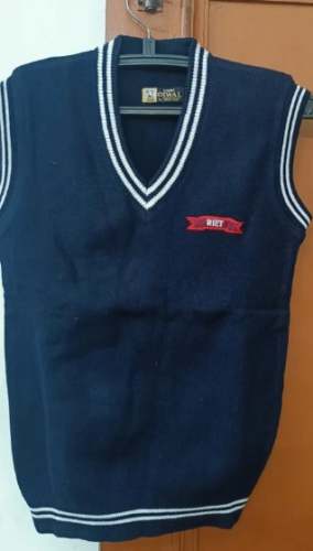 Sleeveless Boys School Sweater by Suresh Brothers