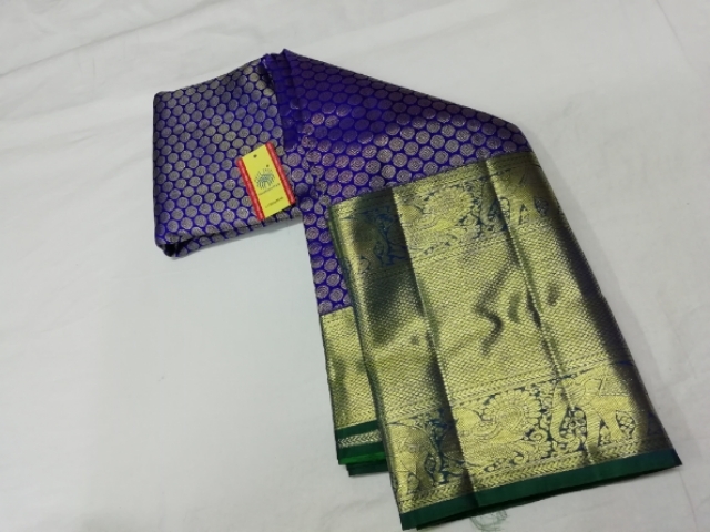 pure silk Kanjivaram saris by chandrakalaas creations