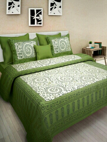 Double Bedsheet 2 Pillow cover