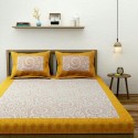 Queen size Jaipuri Print Bedsheet 2 Pillow thumb 1