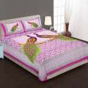 Printed King Size Bed sheets thumb 5
