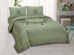 Designer Gota Print Bedsheet