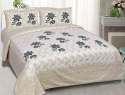 Flower Print Cotton Bed Sheet thumb 1