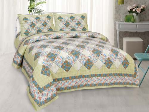 New Design 100%Cotton Bed Sheet With Pillow 