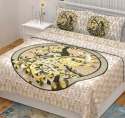 Peacock Print Cotton Bed Sheet   thumb 2