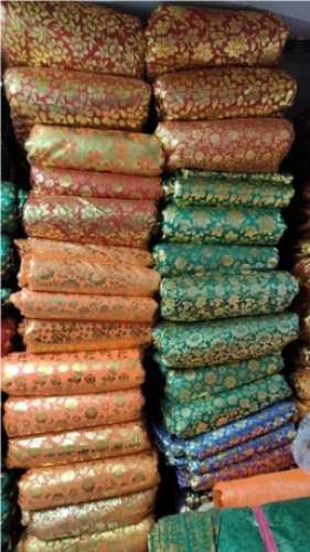 Foil Printed Roto Fabric 