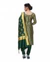 Fancy Churidar Banarasi Silk Dress Material thumb 1