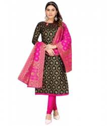 Fancy Women Silk Multi Color Dress Material 