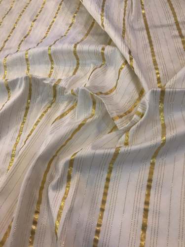 Satin Baby Silk Grey Designed Polyester Fabric