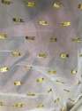 Georgette Gold Grey Fancy Fabric