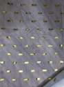 Georgette Gold Grey Fancy Fabric thumb 1