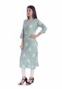 Flower Printed Kurti for ladies. thumb 1