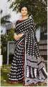 Linen Sarees (Black color)