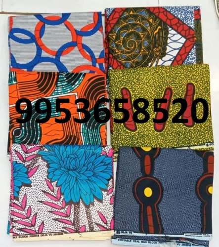 6 yards African print fabric