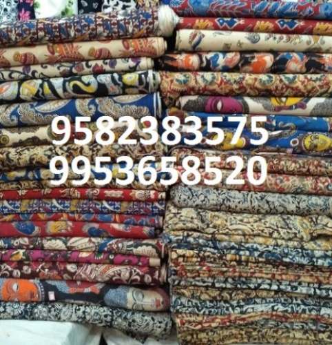 Kalamkari printed fabric