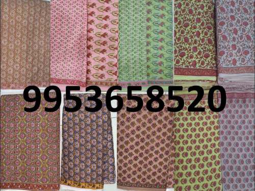 Sanganeri Block Print fabrics