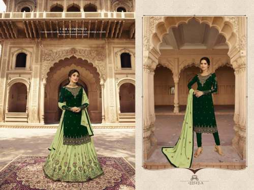 Georgette Semi Stitched Suit
