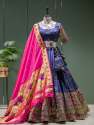 Traditional Jacquard Base Paithani Silk Lehenga choli 