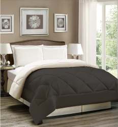 Brown Satin Bedding set