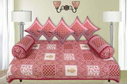 Fancy Print Single Bed Diwan Set