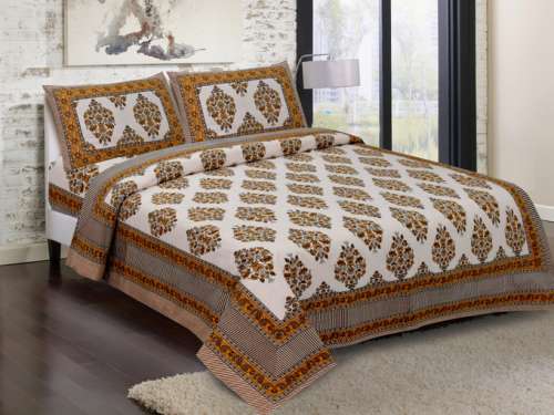 Jaipuri Cotton Butta Bed sheet